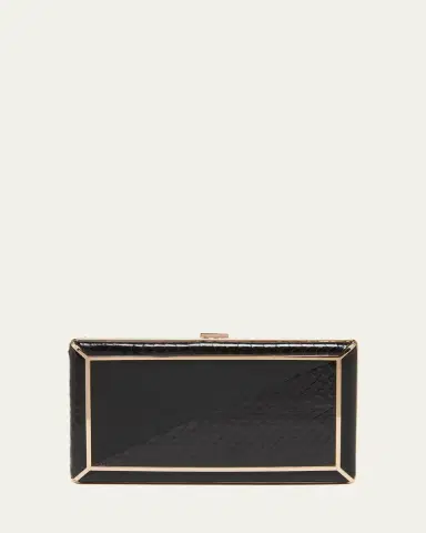 Gabriela Hearst Callas Leather & Snakeskin Clutch Bag | Thumbnail 6