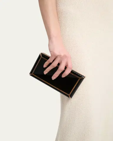 Gabriela Hearst Callas Leather & Snakeskin Clutch Bag | Thumbnail 7