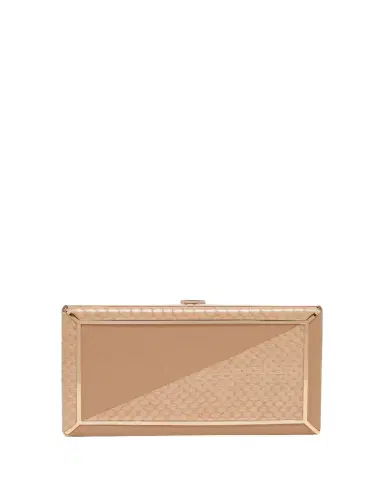 Gabriela Hearst Callas Leather & Snakeskin Clutch Bag | Thumbnail 1