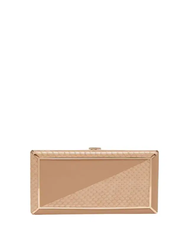Gabriela Hearst Callas Leather & Snakeskin Clutch Bag
