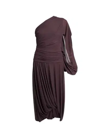 Proenza Schouler Gabri One-Shoulder Draped Jersey Dress | Thumbnail 1 Proenza Schouler Gabri One-Shoulder Draped Jersey Dress | Thumbnail 1