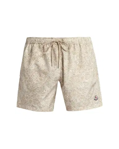 Moncler Men's Paisley Print Swim Shorts | Thumbnail 1 Moncler Men's Paisley Print Swim Shorts | Thumbnail 1