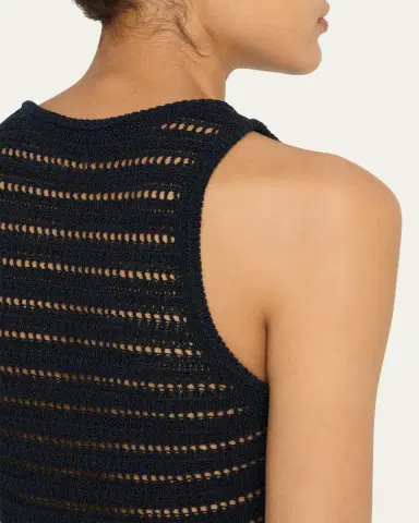 A.L.C. Gale Open Knit Sleeveless Crop Top | Thumbnail 5