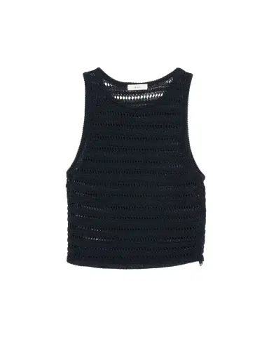 A.L.C. Gale Open Knit Sleeveless Crop Top | Thumbnail 1