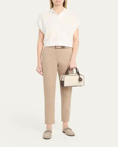 Brunello Cucinelli Explorer Techno Raffia & Leather Crossbody Bag | Thumbnail 5 Brunello Cucinelli Explorer Techno Raffia & Leather Crossbody Bag | Thumbnail 5