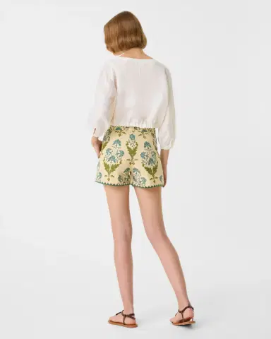 Emporio Sirenuse Shorts in Three Flowers Print | Thumbnail 4 Emporio Sirenuse Shorts in Three Flowers Print | Thumbnail 4