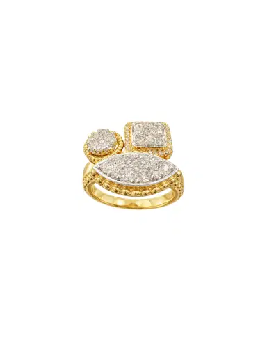 Wish Fine Jewelry 2.63ct Dimond 14K Gold Multi Shaped Ring | Thumbnail 1 Wish Fine Jewelry 2.63ct Dimond 14K Gold Multi Shaped Ring | Thumbnail 1