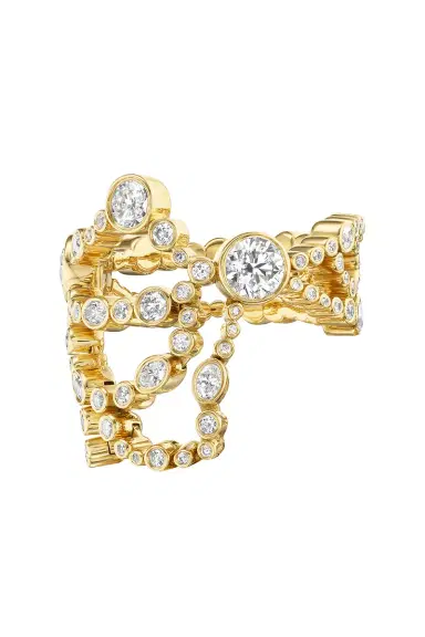 Uniform Object Diamond Metal Web Ring | Thumbnail 5