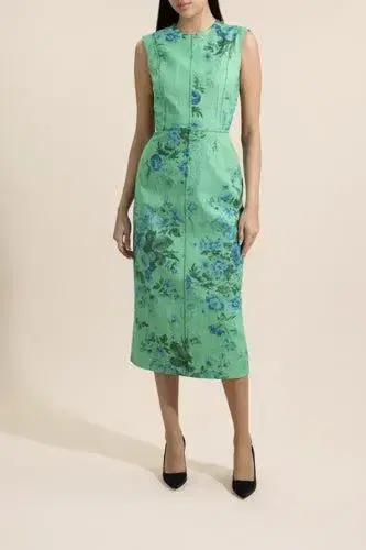 Erdem Floral Print Pencil Midi Dress | Thumbnail 2 Erdem Floral Print Pencil Midi Dress | Thumbnail 2