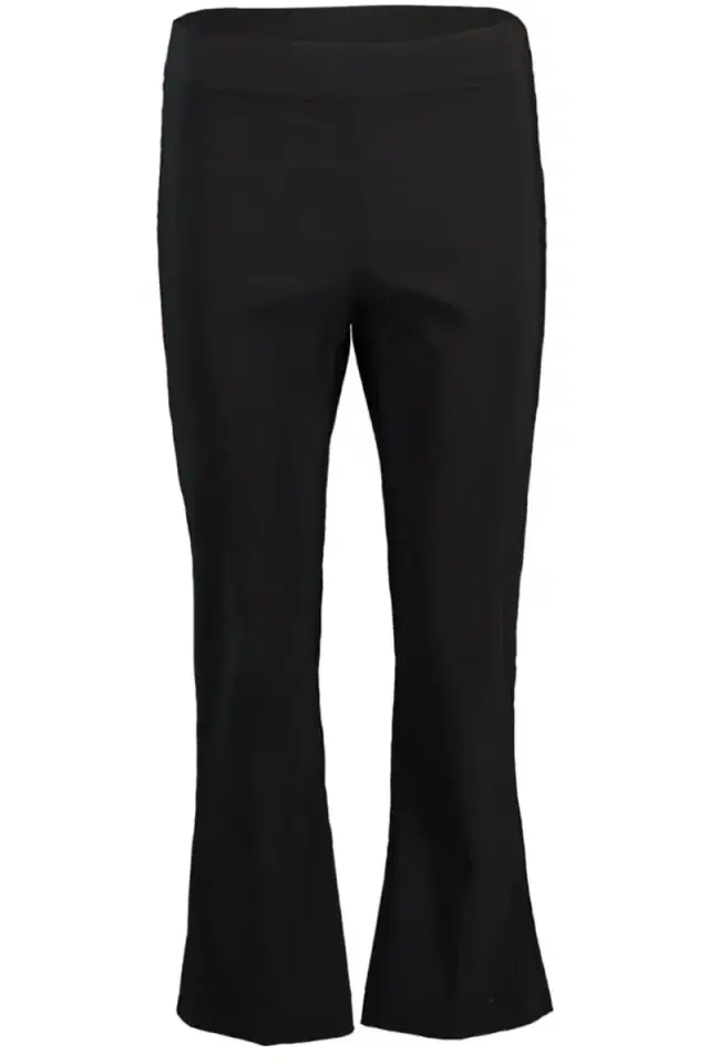AVENUE MONTAIGNE Leo Crop Flare Pant - Black
