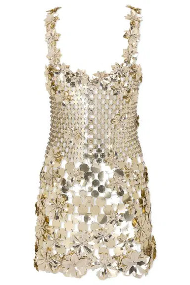 Rabanne Sleeveless Sequin Mini Drsss | Thumbnail 2