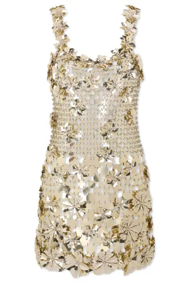 Rabanne Sleeveless Sequin Mini Drsss | Thumbnail 1
