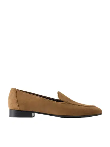The Row Adam Suede Loafers | Thumbnail 1 The Row Adam Suede Loafers | Thumbnail 1