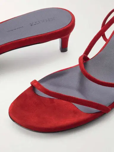 Khaite Loop Suede Sandals | Thumbnail 3