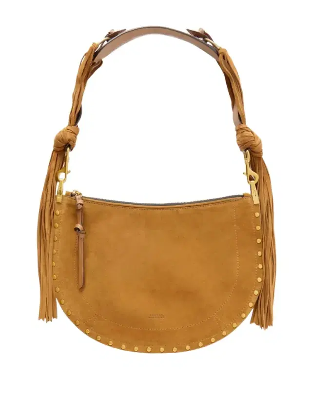 Oskan Studded Suede Shoulder Bag