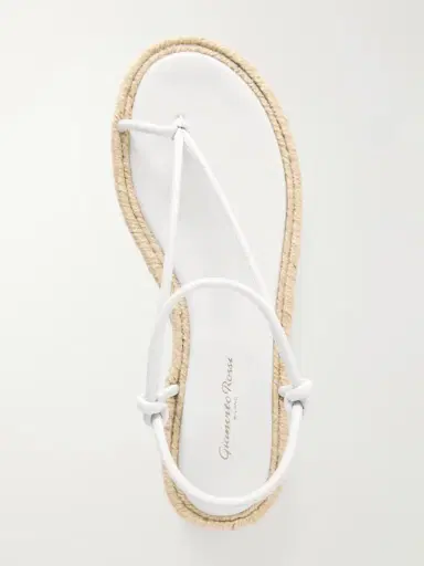 Gianvito Rossi Leather Espadrille Sandals | Thumbnail 6