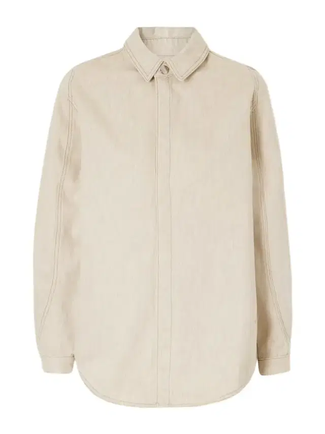 La Chemise Amelo De-nîmes Cotton And Hemp-blend Shirt