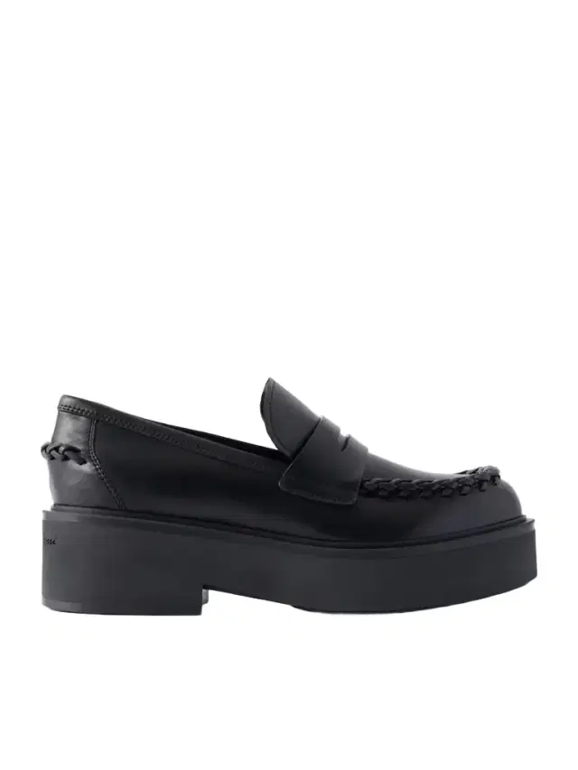 Gianvito Rossi Yuna Braided Leather Loafers