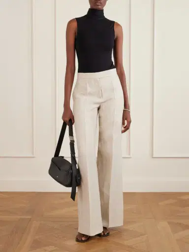 Max Mara Linen Wide-leg Pants | Thumbnail 2 Max Mara Linen Wide-leg Pants | Thumbnail 2
