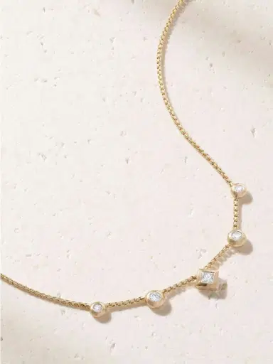 David Yurman 18-karat Gold Diamond Necklace | Thumbnail 4 David Yurman 18-karat Gold Diamond Necklace | Thumbnail 4