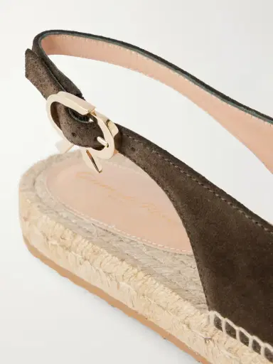 Gianvito Rossi Paz Suede Slingback Espadrilles | Thumbnail 5 Gianvito Rossi Paz Suede Slingback Espadrilles | Thumbnail 5