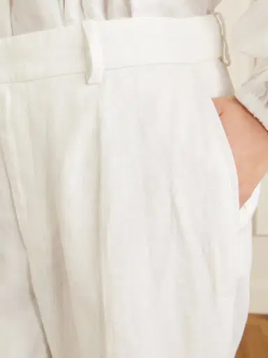Polo Ralph Lauren Pleated Linen Straight-leg Pants | Thumbnail 5