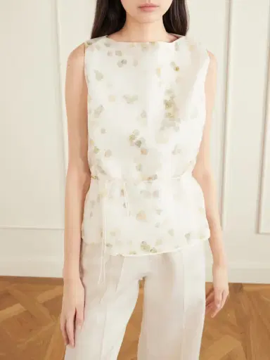 Altuzarra Siggi Printed Cotton-blend Blouse | Thumbnail 3