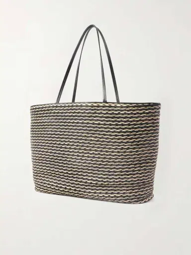 The Row Beau Large Leather And Raffia Tote | Thumbnail 4 The Row Beau Large Leather And Raffia Tote | Thumbnail 4
