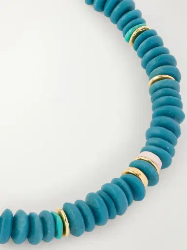 Lizzie Fortunato Gold-tone Glass Beaded Necklace | Thumbnail 4