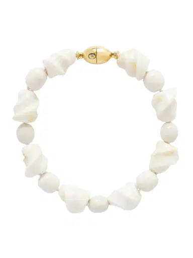 Lizzie Fortunato Salamanca Gold-tone Porcelain Beaded Choker | Thumbnail 1