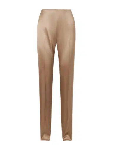 Valentino Garavani Silk-blend Duchesse Straight-leg Pants | Thumbnail 1 Valentino Garavani Silk-blend Duchesse Straight-leg Pants | Thumbnail 1