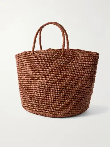 SENSI STUDIO Large Straw Tote | Thumbnail 4