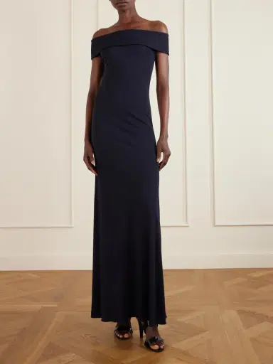 Alaïa Off-the-shoulder Stretch-jersey Maxi Dress | Thumbnail 2