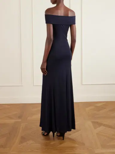 Alaïa Off-the-shoulder Stretch-jersey Maxi Dress | Thumbnail 3