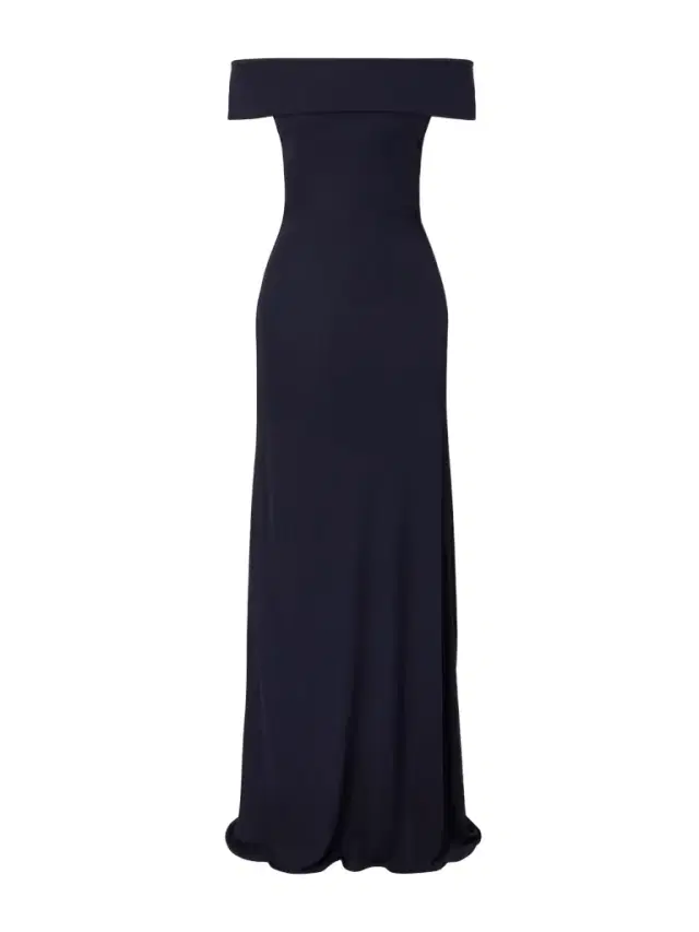 Alaïa Off-the-shoulder Stretch-jersey Maxi Dress
