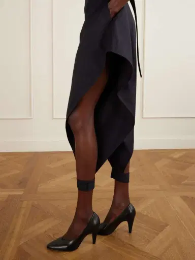 Alaïa Triangle Cotton-gabardine Wide-leg Pants | Thumbnail 4 Alaïa Triangle Cotton-gabardine Wide-leg Pants | Thumbnail 4