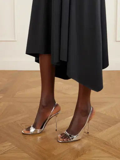 Paris Texas Lidia 95 Mirrored-leather Slingback Sandals | Thumbnail 2 Paris Texas Lidia 95 Mirrored-leather Slingback Sandals | Thumbnail 2