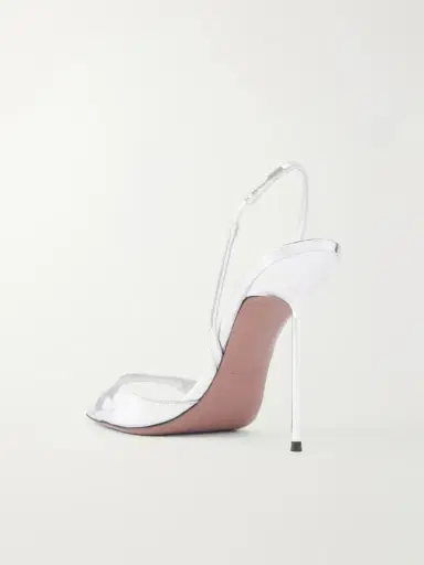 Paris Texas Lidia 95 Mirrored-leather Slingback Sandals | Thumbnail 3 Paris Texas Lidia 95 Mirrored-leather Slingback Sandals | Thumbnail 3