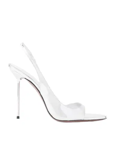 Paris Texas Lidia 95 Mirrored-leather Slingback Sandals | Thumbnail 1 Paris Texas Lidia 95 Mirrored-leather Slingback Sandals | Thumbnail 1
