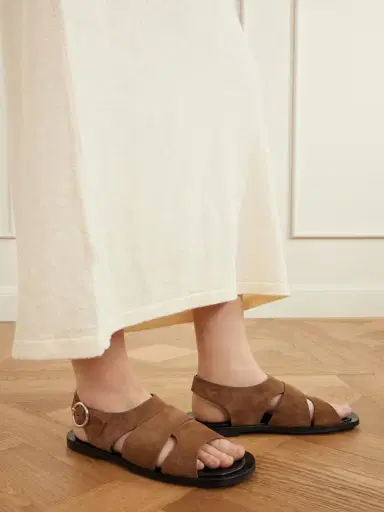 Proenza Schouler Capri Fisherman Suede Sandals | Thumbnail 2 Proenza Schouler Capri Fisherman Suede Sandals | Thumbnail 2