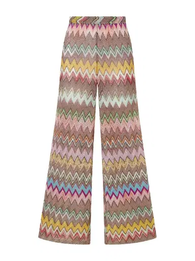 Missoni Striped Metallic Crochet-knit Wide-leg Pants | Thumbnail 1