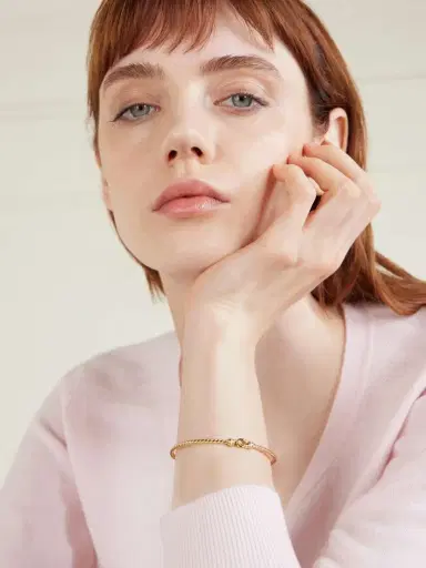 David Yurman Cablespira® 18-karat Gold Diamond Bracelet | Thumbnail 4 David Yurman Cablespira® 18-karat Gold Diamond Bracelet | Thumbnail 4