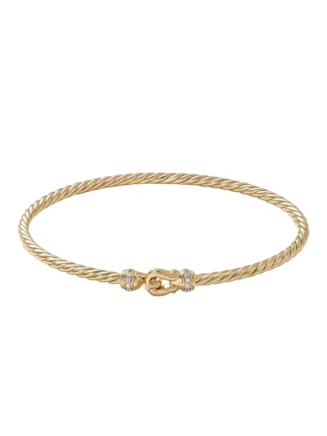 David Yurman Cablespira® 18-karat Gold Diamond Bracelet