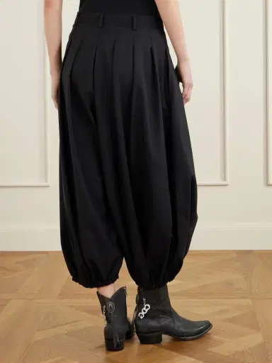 Comme des Garçons Wool Wide-leg Tapered Pants | Thumbnail 4 Comme des Garçons Wool Wide-leg Tapered Pants | Thumbnail 4