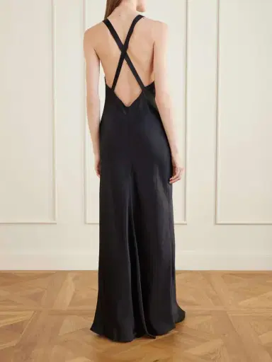 Nili Lotan Aline Silk-charmeuse Gown | Thumbnail 3