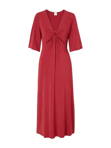 Max Mara Beachwear Ruched Cut-out Stretch-jersey Maxi Dress | Thumbnail 1 Max Mara Beachwear Ruched Cut-out Stretch-jersey Maxi Dress | Thumbnail 1