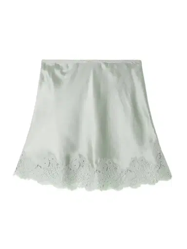DÔEN Giuliette Lace-trimmed Floral-print Silk-charmeuse Skirt | Thumbnail 1 DÔEN Giuliette Lace-trimmed Floral-print Silk-charmeuse Skirt | Thumbnail 1
