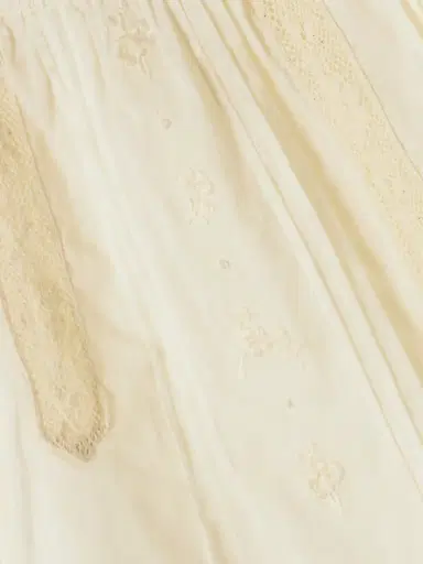 DÔEN Frederica Lace-trimmed Organic Cotton-voile Blouse | Thumbnail 4