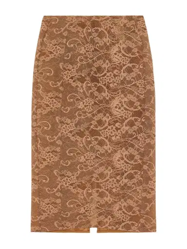 Acne Studios Lace Cotton-blend Midi Skirt | Thumbnail 1