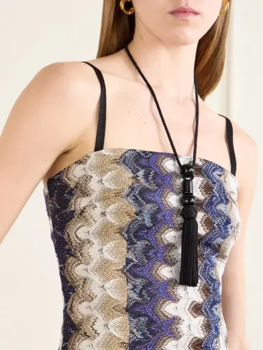 Missoni Striped Metallic Crochet-knit Mini Dress | Thumbnail 5 Missoni Striped Metallic Crochet-knit Mini Dress | Thumbnail 5